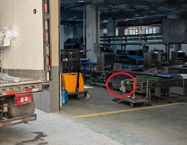 小型食品輸送電機-士元直角減速電機的應用