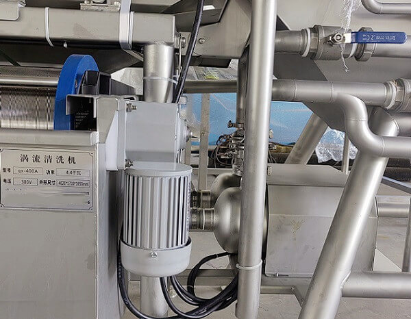 士元直角減速電機在渦流清洗機上的應用